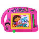 Magnetická tabuľka na kreslenie Dora ružová